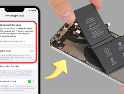Dung lượng tối đa của pin iPhone cho biết pin còn giữ được bao nhiêu phần trăm so với lúc mới