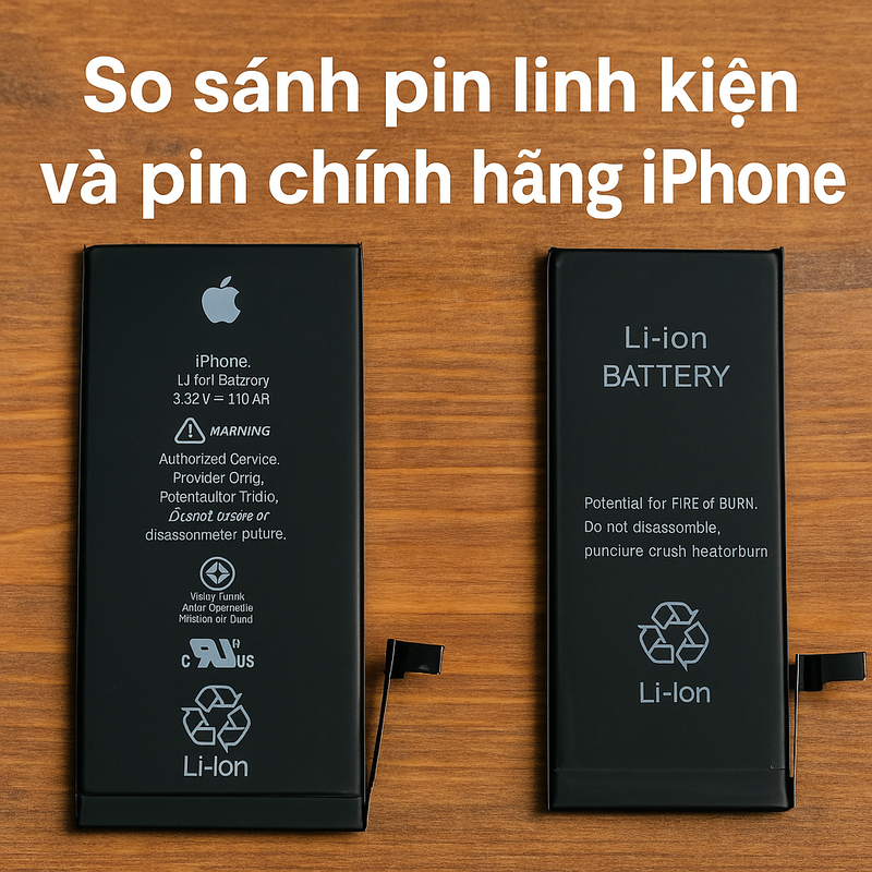 Mỗi loại pin iphone có đặc điểm khác nhau