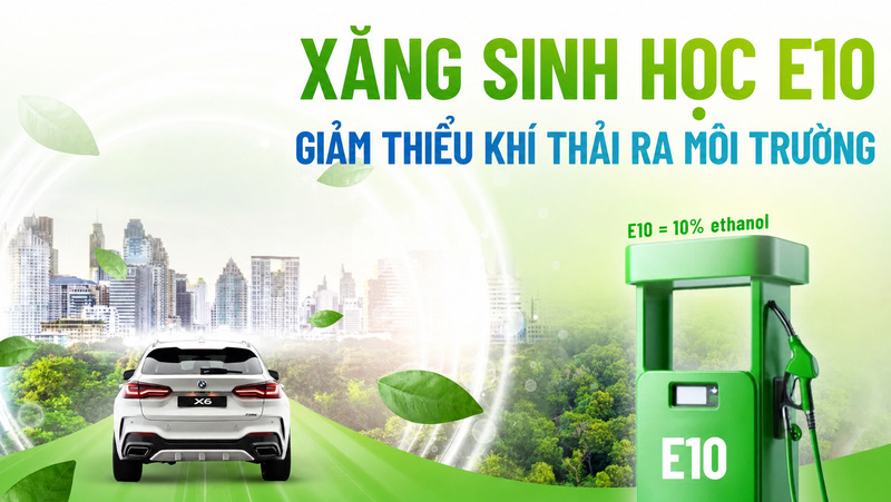 Xăng E10 góp phần bảo vệ môi trường và giảm một phần sự phụ thuộc vào nhiên liệu hóa thạch. 